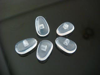 10mm screw on silicone nose pads for replacement